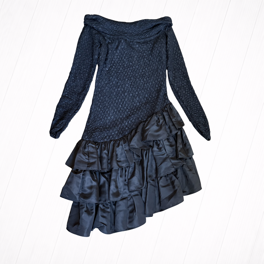 Vintage 80's Asymmetrical Party Dress
