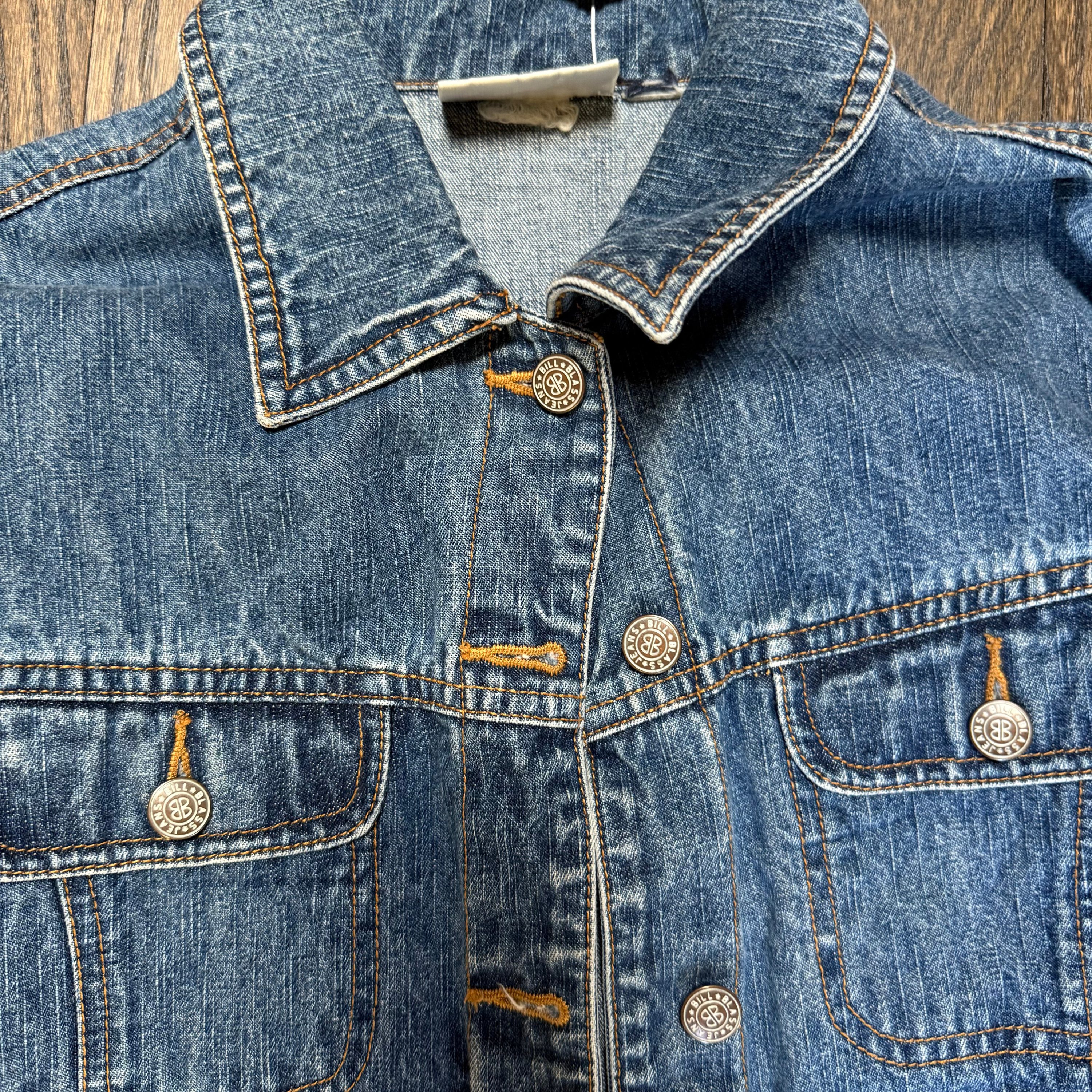 Vintage Bill Blass Medium Wash Denim Jean Jacket