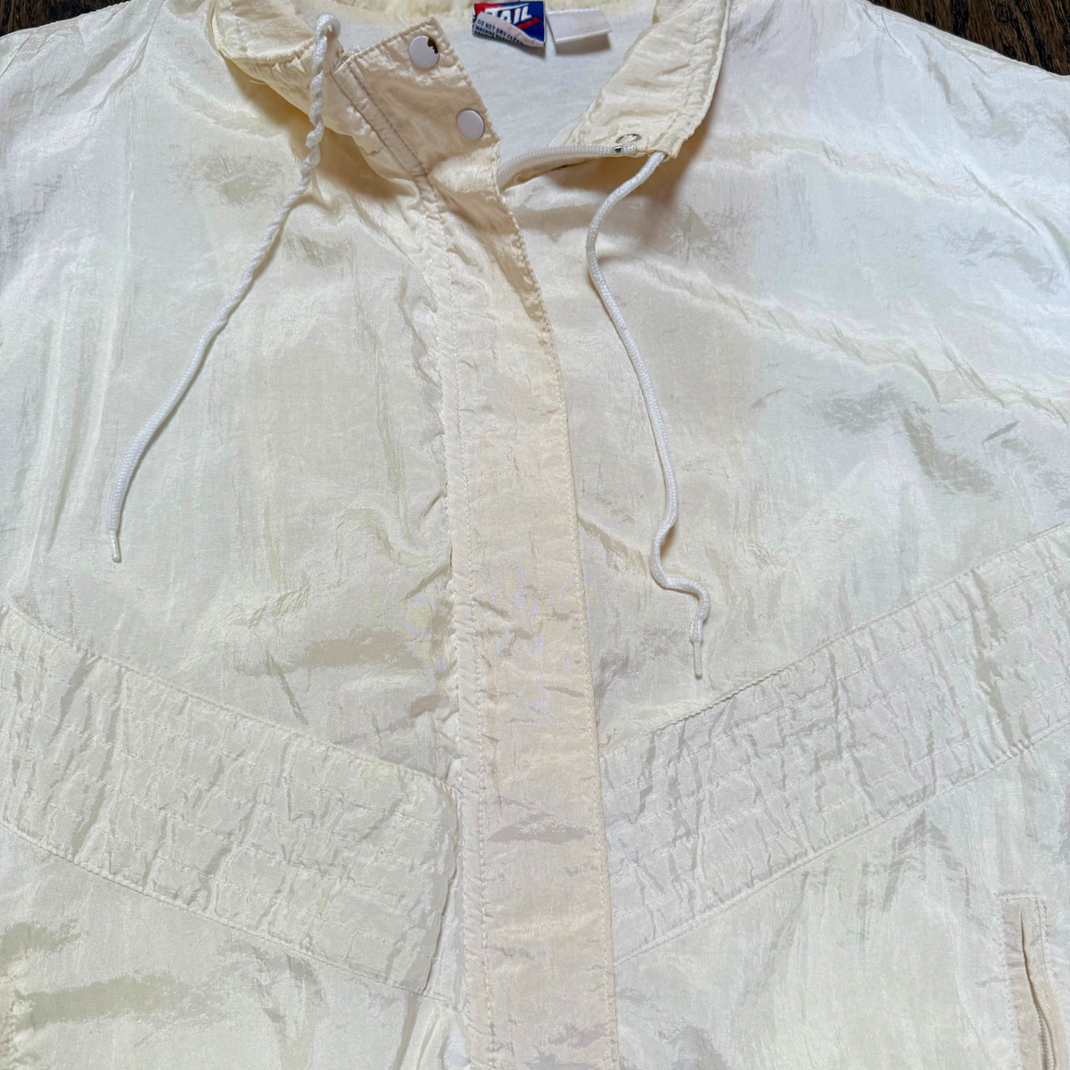 Vintage Cream Windbreaker