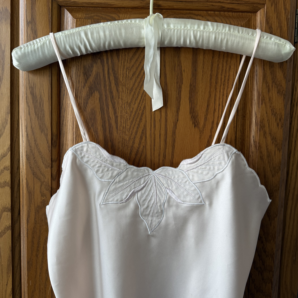 Vintage Cream Satin Camisole