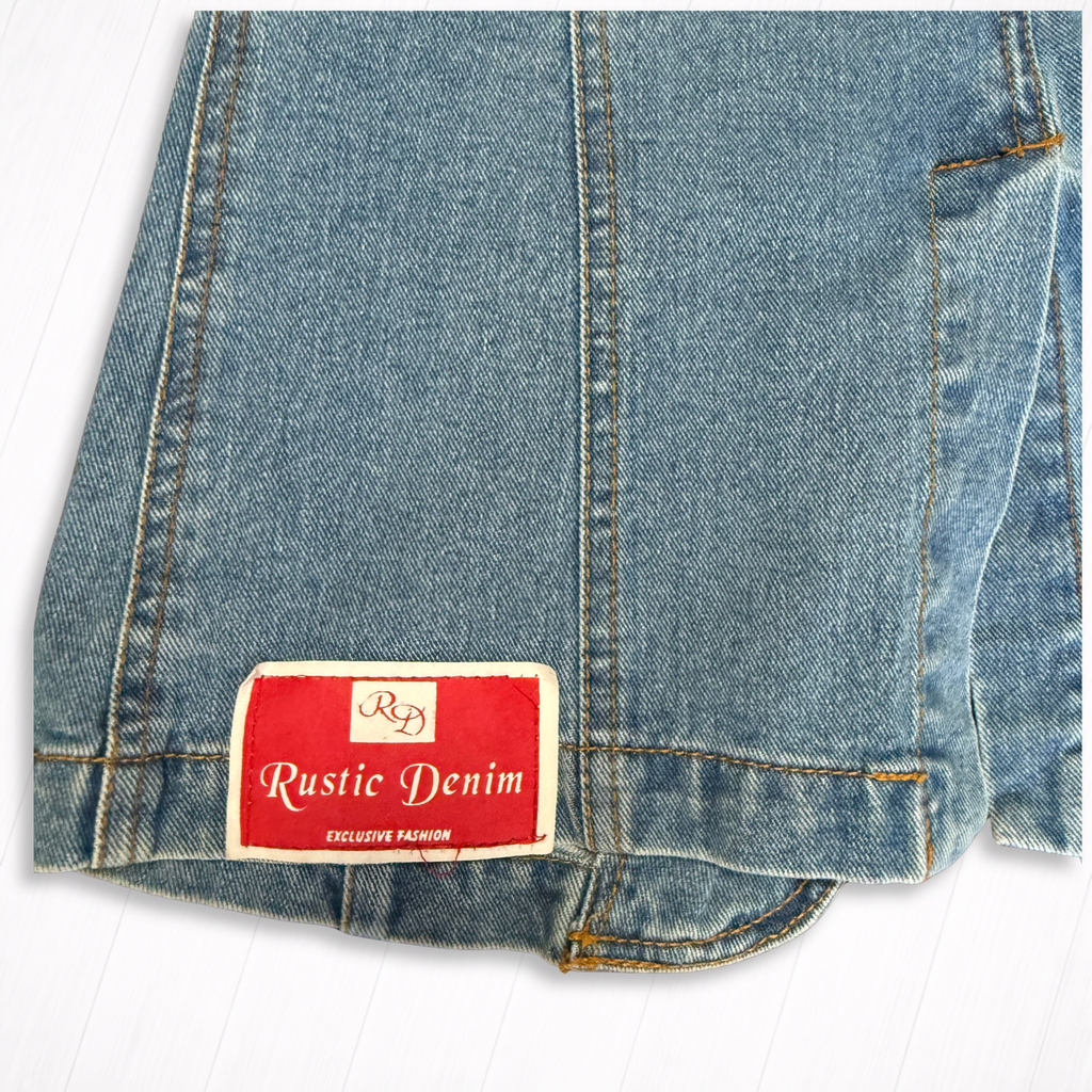 Vintage Denim Light Wash Denim Blazer