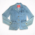 Vintage Denim Light Wash Denim Blazer